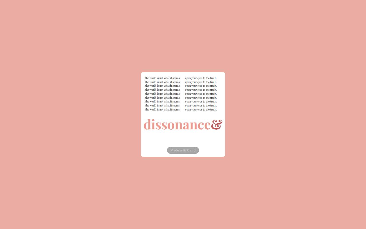 Carrd profile picture for @disgraced